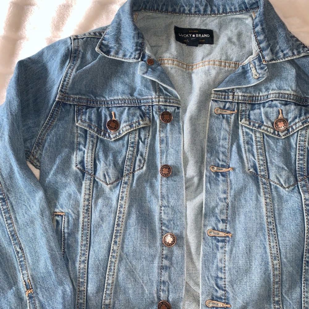 Lucky brand Jean jacket - Picture 3 of 4